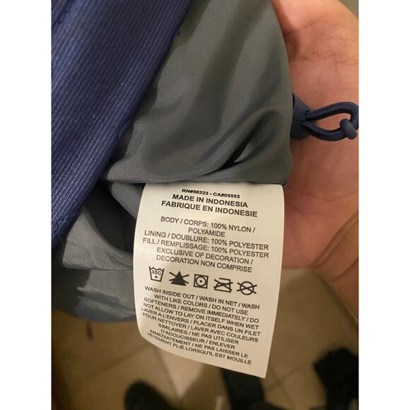 Air Jordan x Clot Chinese New Year Nylon Navy / Gray Zip Up Jacket Size Large - Picture 9 of 9